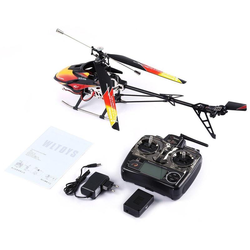 Helicoptero V913 Motor Escovado Wltoys 2.4 Ghz Bateria Lipo